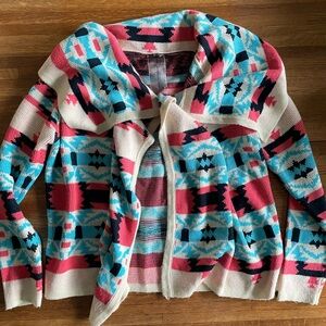 Colorful Patterned Women's Sweater